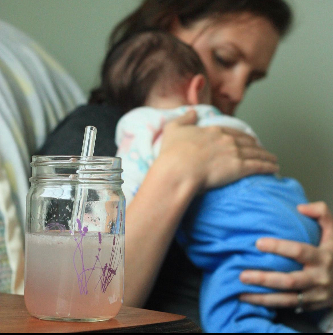 Lavender Art Mason Jar