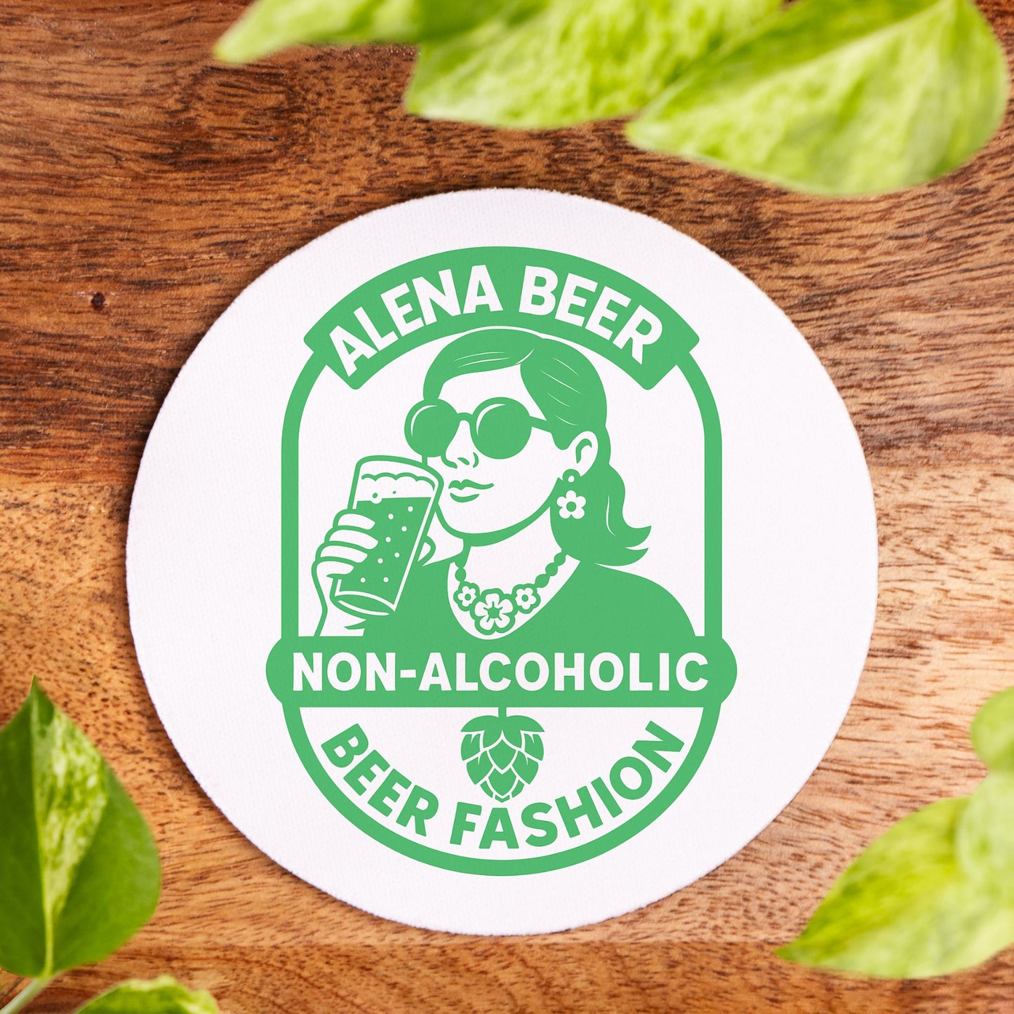 AleNA Beer Coasters - set of 4